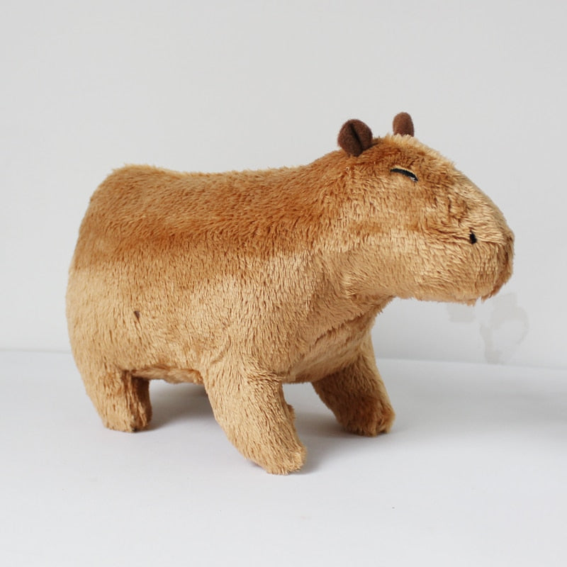 Capybara Stuffed Animals Plush Toy Soft Dolls Real Life Capybara Dolls Kids Toys Peluche Juguetes Christmas Gift 18cm