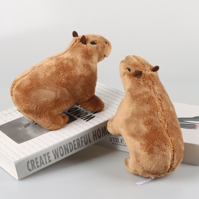 Capybara Stuffed Animals Plush Toy Soft Dolls Real Life Capybara Dolls Kids Toys Peluche Juguetes Christmas Gift 18cm