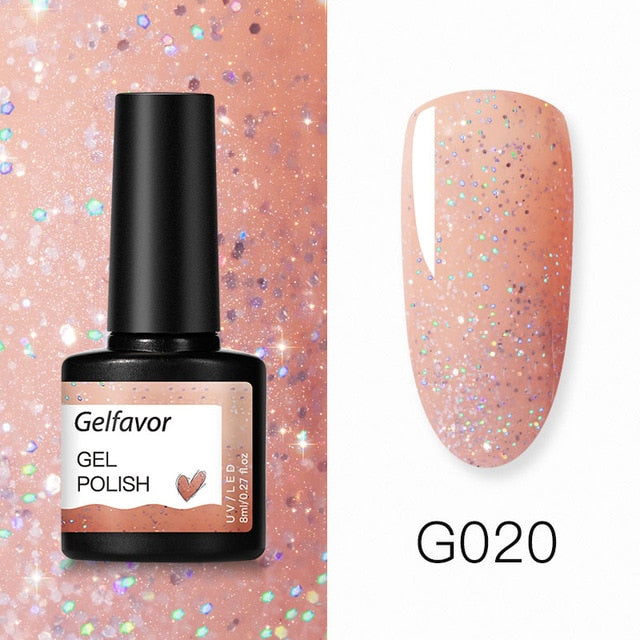 Nail Polish Glitter For Manicure UV