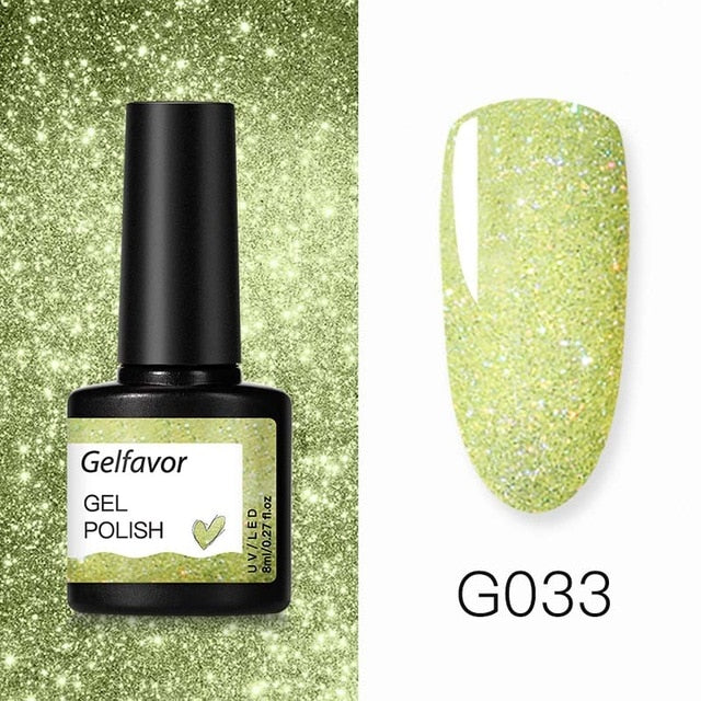 Nail Polish Glitter For Manicure UV