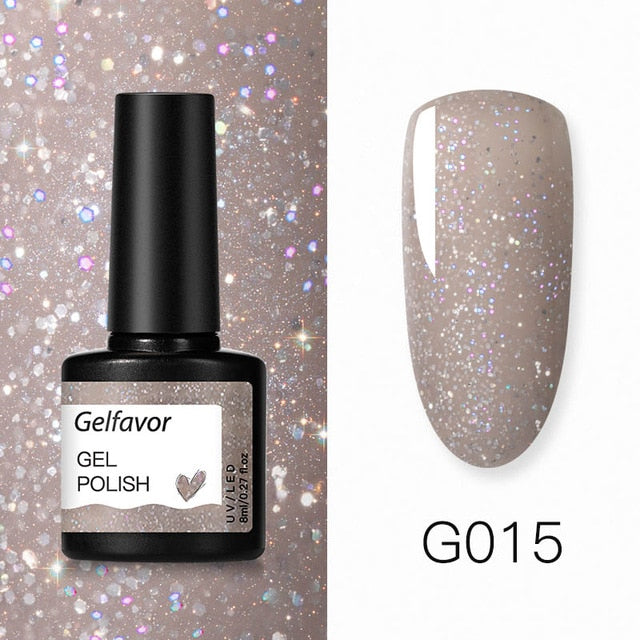 Nail Polish Glitter For Manicure UV