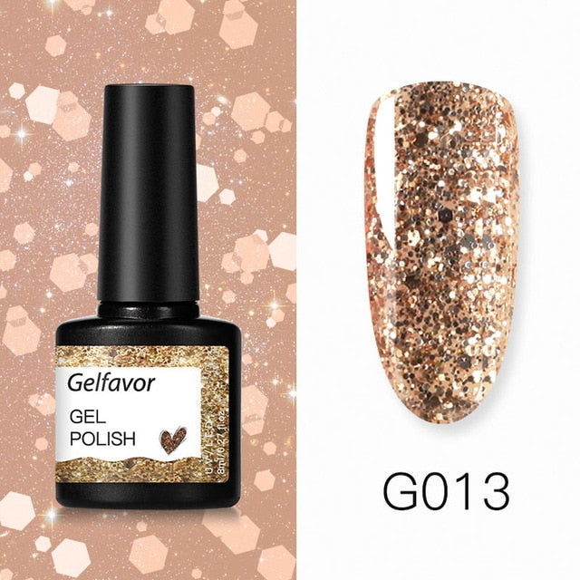 Nail Polish Glitter For Manicure UV