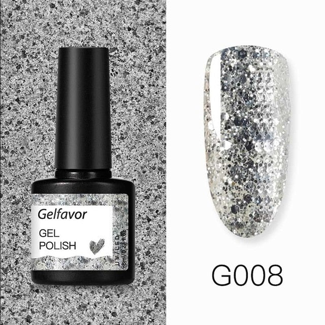 Nail Polish Glitter For Manicure UV