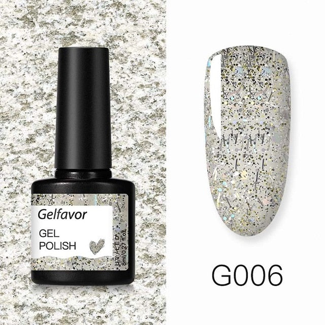 Nail Polish Glitter For Manicure UV