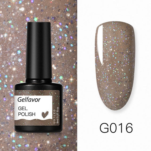 Nail Polish Glitter For Manicure UV