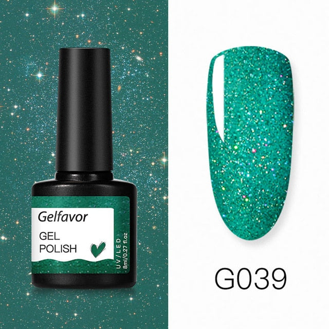 Nail Polish Glitter For Manicure UV