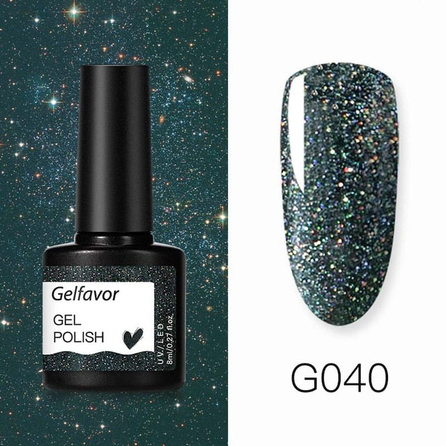 Nail Polish Glitter For Manicure UV