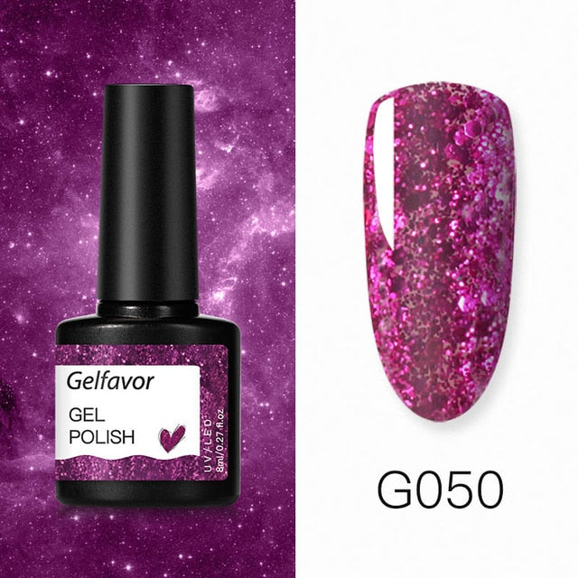 Nail Polish Glitter For Manicure UV