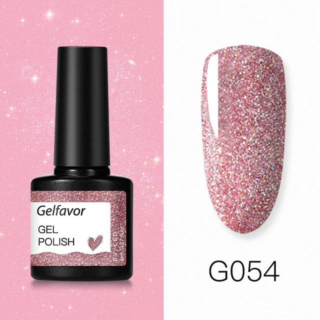 Nail Polish Glitter For Manicure UV